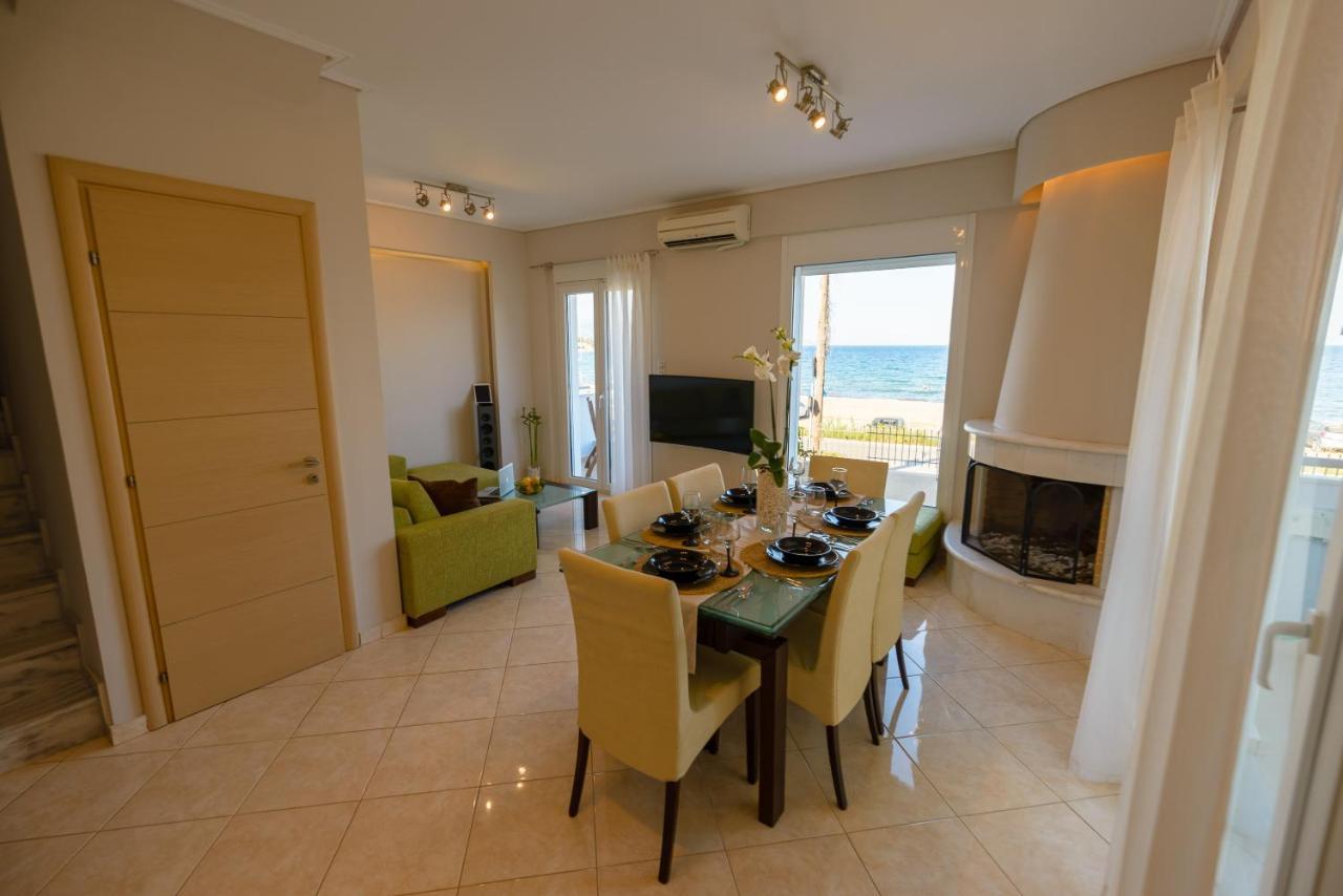 Lemoni Luxury Residence In Front Of The Sea Kechries Экстерьер фото
