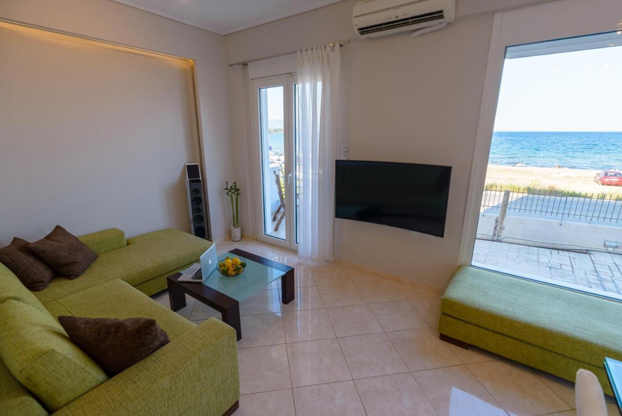 Lemoni Luxury Residence In Front Of The Sea Kechries Экстерьер фото