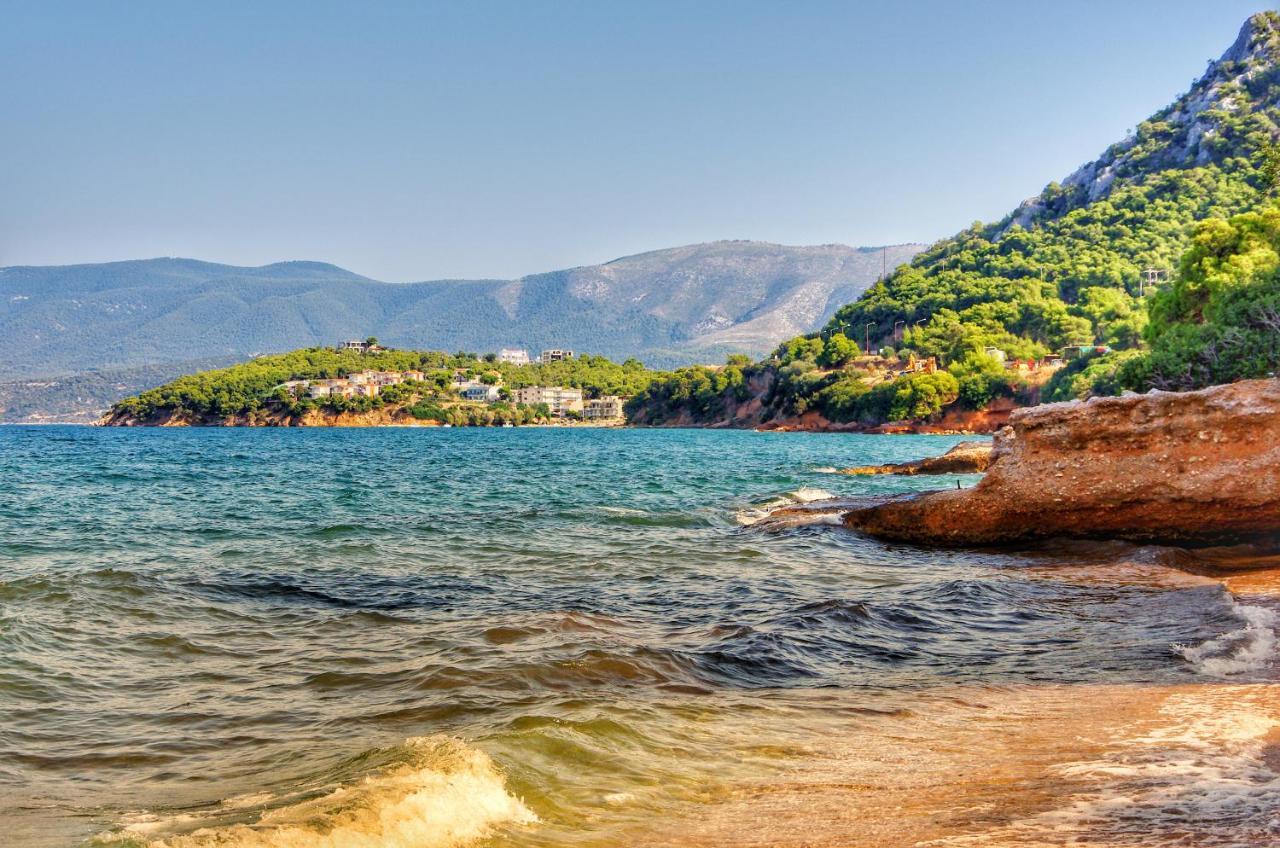 Lemoni Luxury Residence In Front Of The Sea Kechries Экстерьер фото